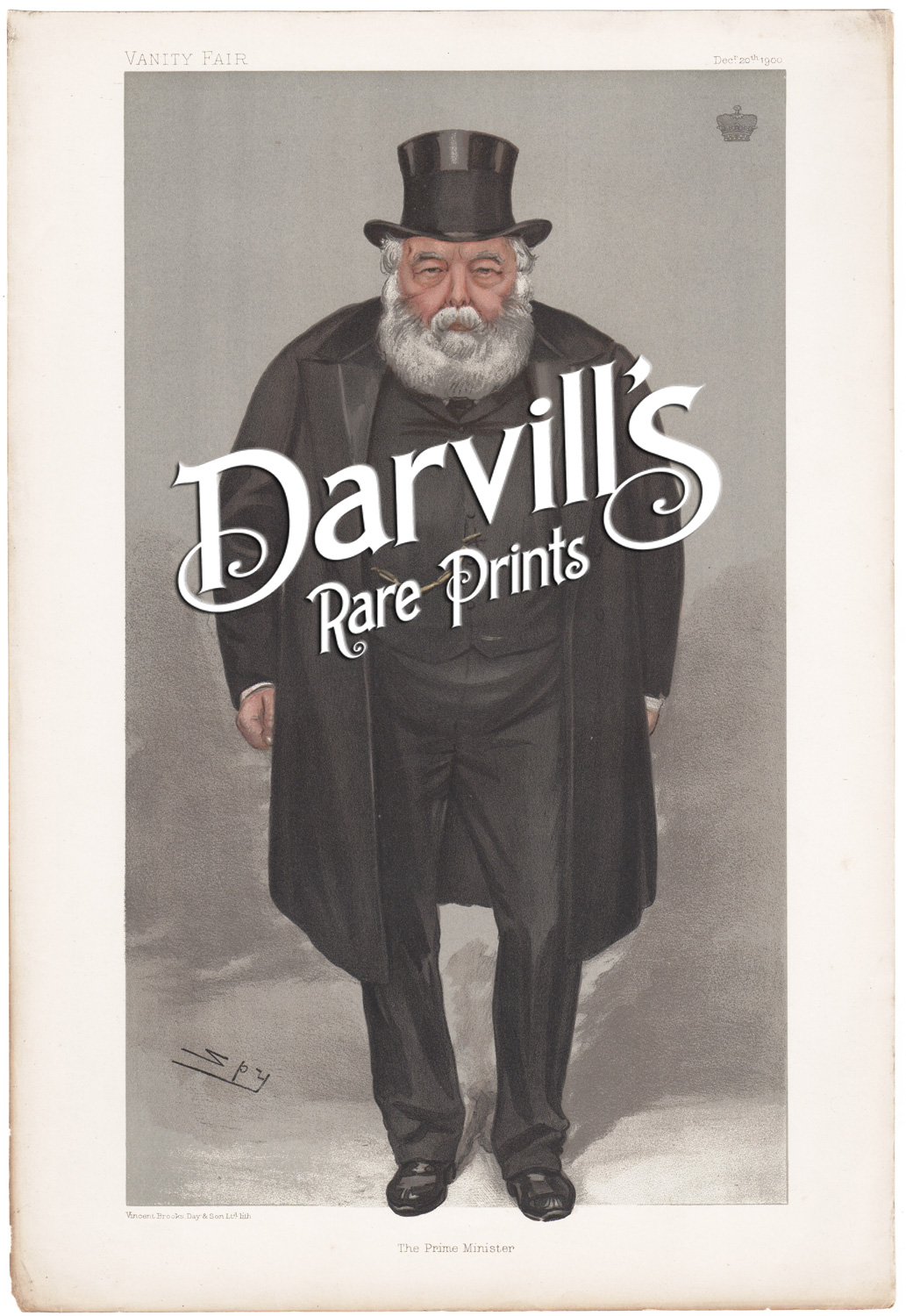 Marquis of Salisbury Dec 20 1900 Prime Minister